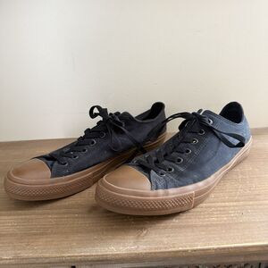 Chuck Taylor All Star Low Black Gum Lace Mens 12 Womens 14 Converse Shoes Skate